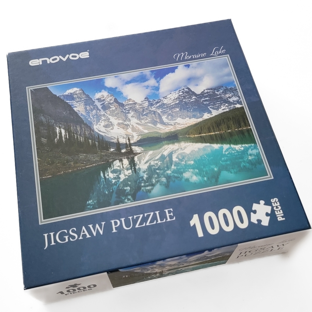 enovoe 1000-Piece Moraine Lake Jigsaw Puzzle